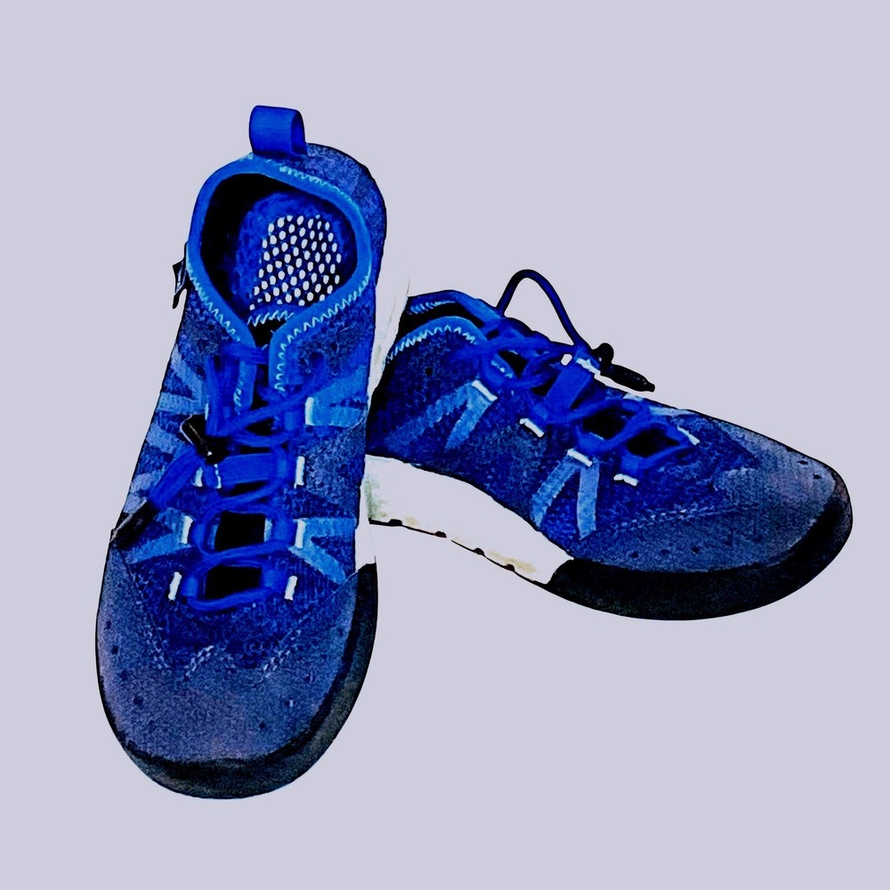 CHACO sport toggle lace J106946 torrent pro knit casual shoe women's 7‎ blue